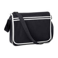 Black-White - Front - Bagbase Retro Messenger Bag