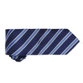 Navy-Royal Blue - Back - Premier Mens Stripe Waffle Tie