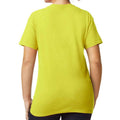 Safety Green - Back - Gildan Unisex Adult Plain DryBlend T-Shirt