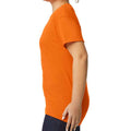 Safety Orange - Side - Gildan Unisex Adult Plain DryBlend T-Shirt