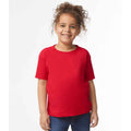 Red - Front - Gildan Childrens-Kids Plain Cotton Heavy T-Shirt