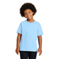 Light Blue - Lifestyle - Gildan Childrens-Kids Plain Cotton Heavy T-Shirt