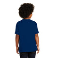 Navy - Pack Shot - Gildan Childrens-Kids Plain Cotton Heavy T-Shirt