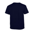 Navy - Back - Gildan Childrens-Kids Plain Cotton Heavy T-Shirt