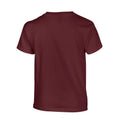 Maroon - Back - Gildan Childrens-Kids Plain Cotton Heavy T-Shirt