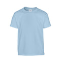 Light Blue - Front - Gildan Childrens-Kids Plain Cotton Heavy T-Shirt