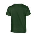 Gold - Side - Gildan Childrens-Kids Plain Cotton Heavy T-Shirt