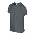 Charcoal - Front - Gildan Childrens-Kids Plain Cotton Heavy T-Shirt