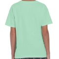 Mint - Back - Gildan Childrens-Kids Plain Cotton Heavy T-Shirt