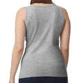 Sports Grey - Back - Gildan Womens-Ladies Softstyle Plain Tank Top