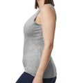 Sports Grey - Side - Gildan Womens-Ladies Softstyle Plain Tank Top