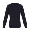 Navy - Back - Premier Womens-Ladies Essential Acrylic V Neck Cardigan