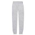 Heather Grey - Front - Fruit of the Loom Childrens-Kids Heather Elasticated Hem Jogging Bottoms