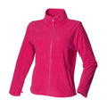 Fuchsia - Front - Henbury Womens-Ladies Microfleece Jacket