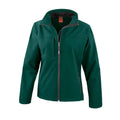 Bottle Green - Front - Result Womens-Ladies Classic Softshell Soft Shell Jacket