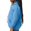 Carolina Blue - Side - Gildan Childrens-Kids Heavy Blend Hooded Sweatshirt