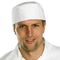 White - Front - Dennys Budget Chef Skull Cap