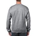 Graphite Heather - Back - Gildan Mens Heavy Blend Sweatshirt