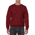 Garnet - Front - Gildan Mens Heavy Blend Sweatshirt