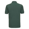 Bottle Green - Back - Russell Mens Classic Cotton Pique Polo Shirt