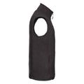 Black - Side - Russell Mens Outdoor Fleece Gilet