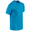 Sapphire Blue Heather - Side - Gildan Mens Heather Heavy T-Shirt