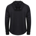 Black - Back - Tombo Mens Lightweight Running Hoodie