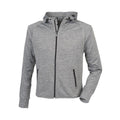 Grey Marl - Front - Tombo Mens Lightweight Running Hoodie