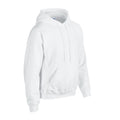 White - Side - Gildan Mens Heavy Blend Hoodie