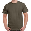 Olive Green - Front - Gildan Mens Ultra Cotton T-Shirt