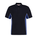 Navy-Royal Blue - Front - GAMEGEAR Mens Track Polycotton Pique Polo Shirt