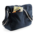 Vintage Oxford Navy - Back - Quadra Vintage Messenger Bag