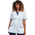 White-Navy - Lifestyle - Premier Womens-Ladies Daisy Healthcare Tunic