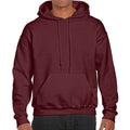 Maroon - Front - Gildan Mens DryBlend Hoodie