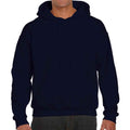 Navy - Front - Gildan Mens DryBlend Hoodie