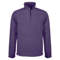 Purple - Front - Kariban Mens Enzo Fleece Top