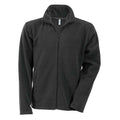 Dark Grey - Front - Kariban Mens Falco Fleece Jacket