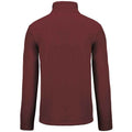 Wine - Back - Kariban Mens Falco Fleece Jacket