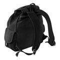 Vintage Black - Back - Quadra Vintage Canvas Backpack