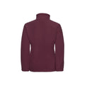 Burgundy - Back - Russell Childrens-Kids Fleece Jacket