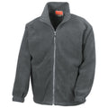 Oxford Grey - Front - Result Mens Polartherm Fleece Jacket