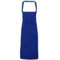 Royal Blue - Front - Premier Unisex Adult Cotton Bibbed Apron