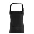 Black - Back - Premier Fairtrade Bibbed Apron