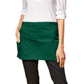 Bottle Green - Back - Premier Colours 3 Pocket Short Apron