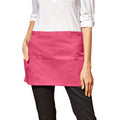 Fuchsia - Back - Premier Colours 3 Pocket Short Apron