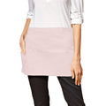 Pink - Back - Premier Colours 3 Pocket Short Apron