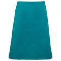 Teal - Front - Premier Colours Mid Length Apron