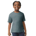 Dark Heather - Front - Gildan Childrens-Kids Softstyle T-Shirt