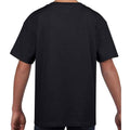 Black - Back - Gildan Childrens-Kids Softstyle T-Shirt