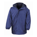 Royal Blue-Navy - Front - Result Mens StormDri 4000 Reversible Waterproof Jacket